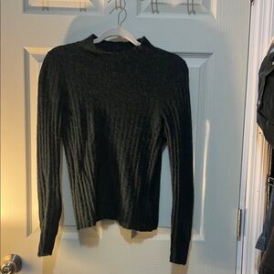 Madewell Dark Ribbed Turtleneck Sweater